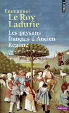 Carte Les Paysans français d'Ancien Régime Emmanuel Le Roy Ladurie