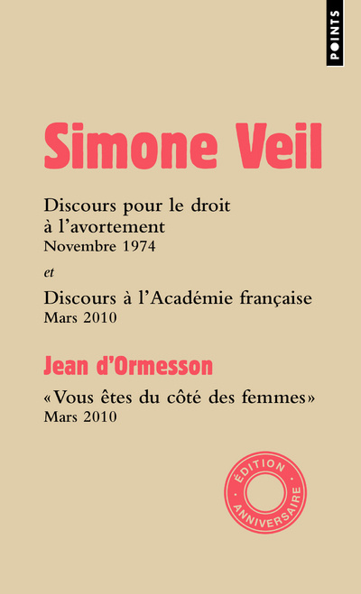 Kniha Discours à l'Assemblée nationale et à l'Académie française Simone Veil