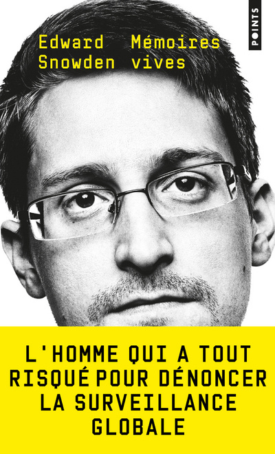 Kniha Mémoires vives Edward Snowden
