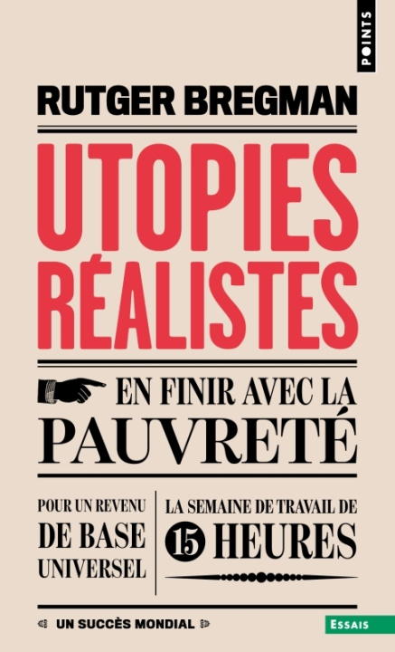 Kniha Utopies réalistes Rutger Bregman