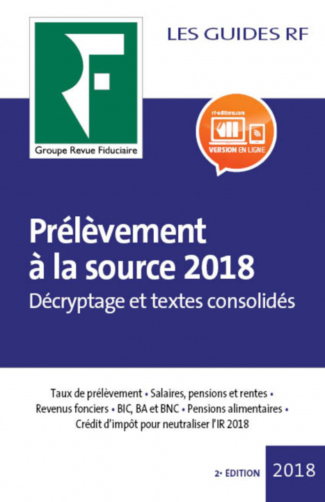 Knjiga Prélèvement à la source 2018 Les spécialistes du Groupe Revue Fiduciaire