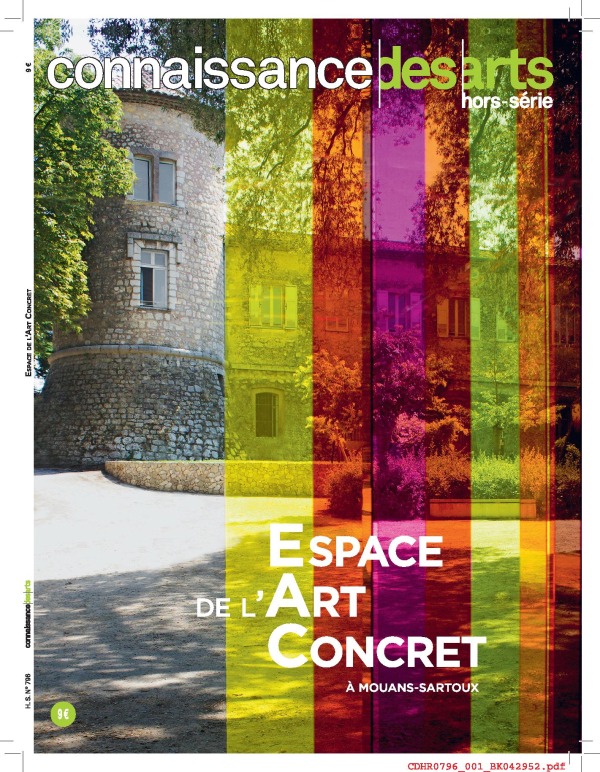Knjiga ESPACE DE L'ART CONCRET A MOUANS SARTOUX CONNAISSANCE DES ARTS