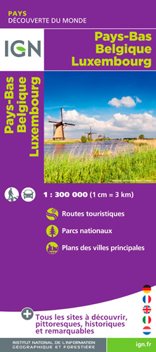 Tiskanica 86101 Pays-Bas/Belgique/Luxembourg  1/300.000 