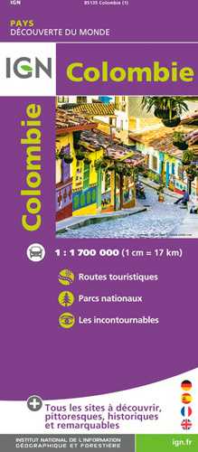 Tiskani izdelki 85135 Colombie 1/2.000.000 