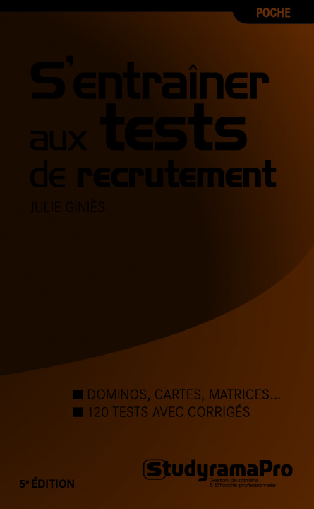 Knjiga S'entraîner aux tests de recrutement GINIES