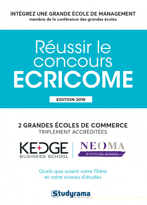 Knjiga Concours ecricome prépa annales corrigées 2019 collegium