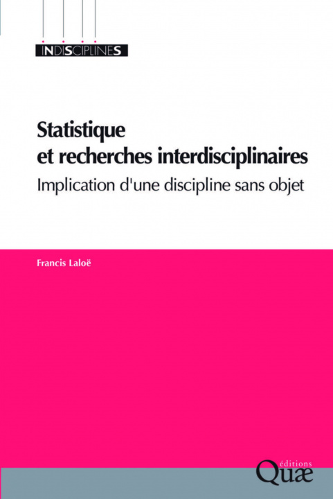 Kniha Statistique et recherches interdisciplinaires Laloë