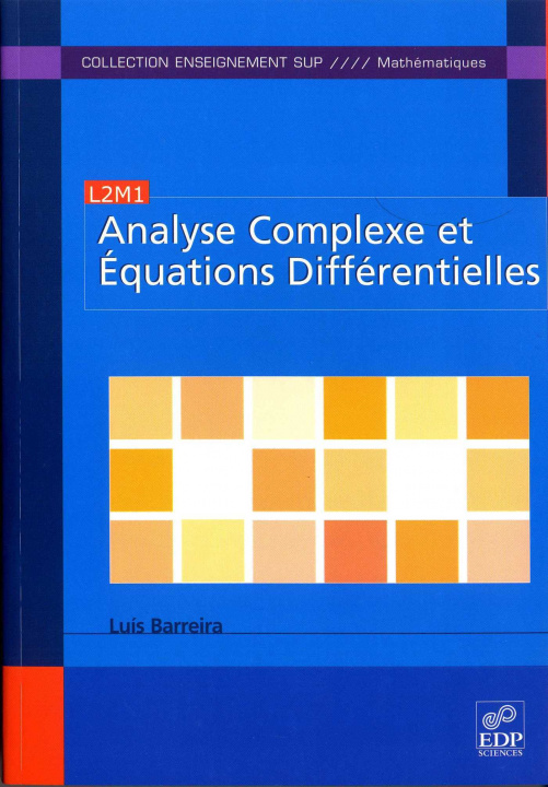 Book Analyse complexe et équations différentielles Barreira