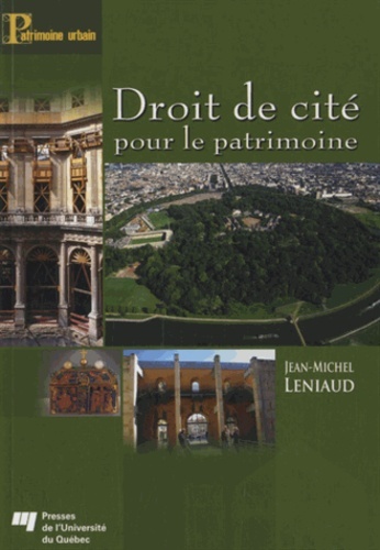 Kniha DROIT DE CITE POUR LE PATRIMOINE LENIAUD