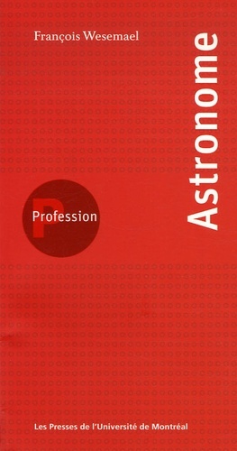 Knjiga PROFESSION ASTRONOME Wesemael