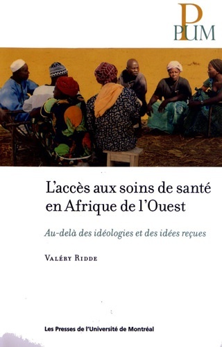 Kniha L'ACCES AUX SOINS DE SANTE EN AFRIQUE DE L'OUEST RIDDE VALERY