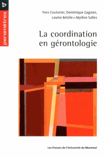 Knjiga LA COORDINATION EN GERONTOLOGIE COUTURIER & COL