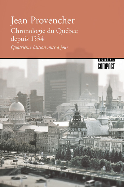 Knjiga Chronologie du Québec depuis 1534 Jean Provencher