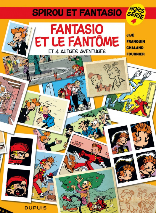 Carte Spirou et Fantasio - Hors-série - Tome 4 - Fantasio et le fantôme (et 4 autres aventures) Fournier