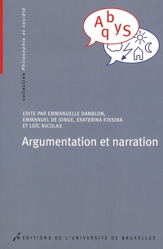 Knjiga ARGUMENTATION ET NARRATION DANBLON E