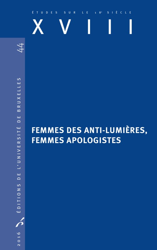 Książka Femmes des anti-Lumières, femmes apologistes PREYAT FABRICE