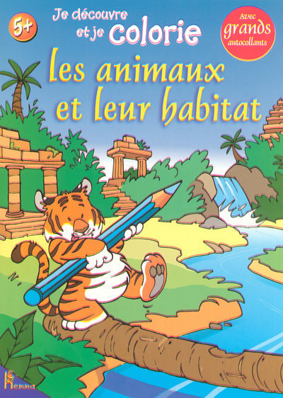 Knjiga DECOUV JE COLORIE ANIMAUX HAB Christine Dauvister