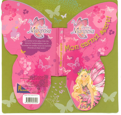 Knjiga CARNET SECRET BARBIE MARIPOSA collegium