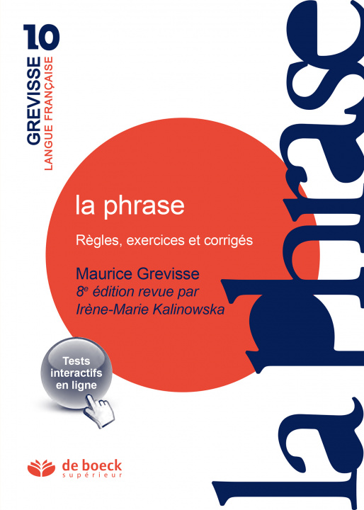 Kniha La phrase GREVISSE