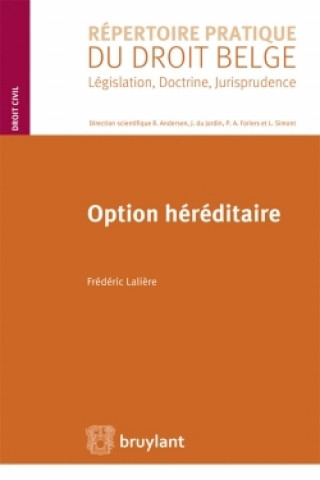Kniha Option héréditaire Frédéric Lalière