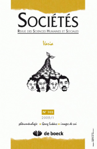 Knjiga SOCIETES 2009/1 N.103 VARIA XXX