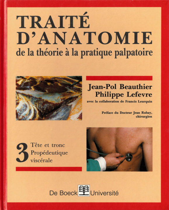 Kniha Traité d'anatomie BEAUTHIER