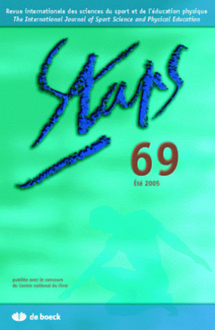 Knjiga STAPS 2005/3 N.69 AUTOMNE 2005 XXX