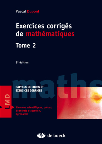 Knjiga Exercices corrigés de mathématiques DUPONT