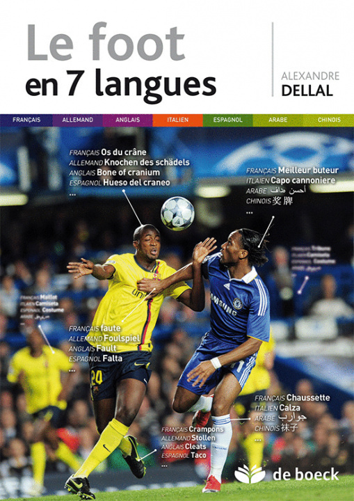 Kniha Le foot en 7 langues DELLAL