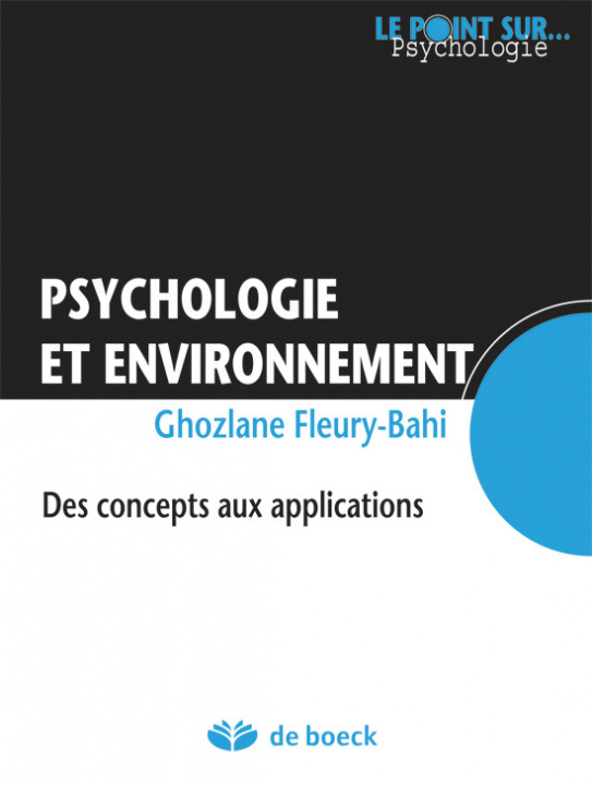Kniha Psychologie et environnement FLEURY-BAHI