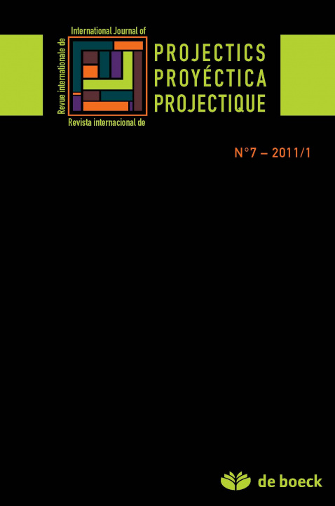 Knjiga REVUE INTERNATIONALE DE PROJECTIQUE 2011/1 N.7 XXX