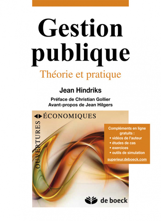 Kniha Gestion publique HINDRIKS