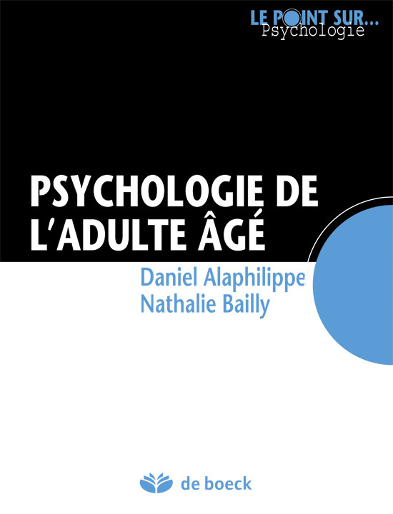 Kniha Psychologie de l'adulte âgé ALAPHILIPPE