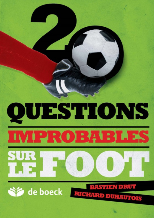 Könyv 20 questions improbables sur le football DRUT