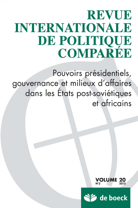 Knjiga REVUE INTERNATIONALE DE POLITQUE COMPAREE 2013/3 VOLUME 20 XXX