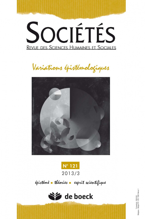 Book SOCIETES 2013/3 N.121 VARIATIONS EPISTEMIOLOGIQUES XXX