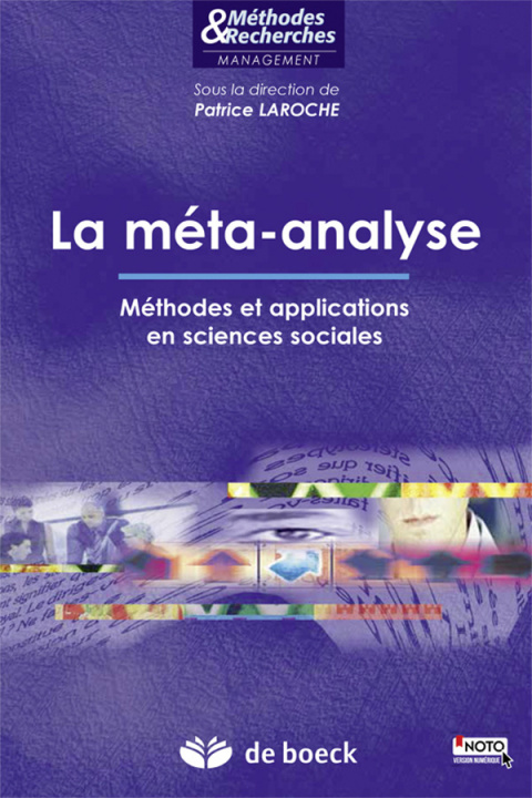 Kniha La méta-analyse LAROCHE