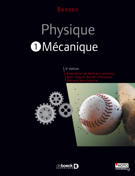 Könyv Physique I - Mécanique (manuel + solutionnaire numérique) BENSON