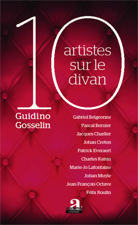 Kniha 10 artistes sur le divan Gosselin