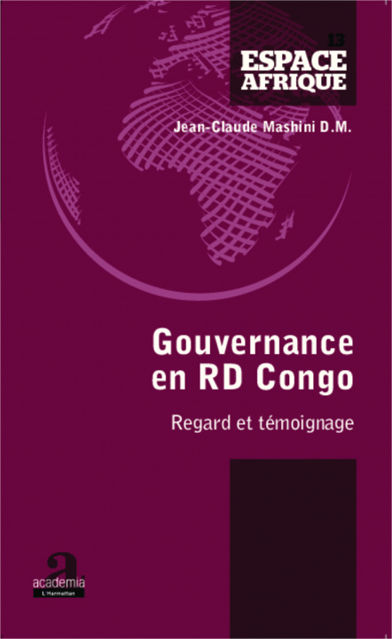 Kniha Gouvernance en RD Congo Mashini D.M.
