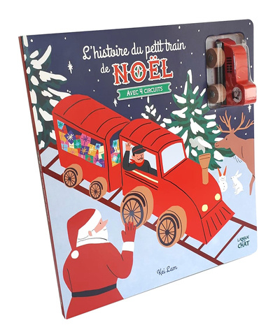 Carte L'histoire du petit train de Noël - Avec 4 circuits 