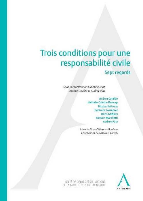 Knjiga trois conditions pour une responsabilité civile Cataldo a.