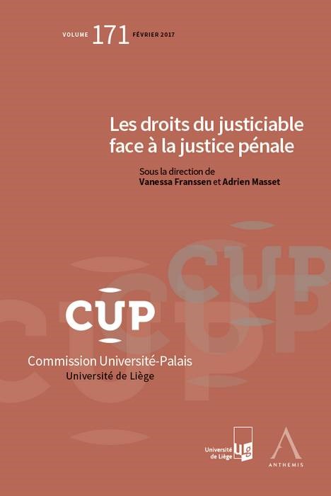 Könyv LES DROITS DU JUSTICIABLE FACE A LA JUSTICE PENALE FRANSSEN V.