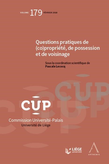 Kniha QUESTIONS PRATIQUES DE (CO)PROPRIETE, DE POSSESSION ET DE VOISINAGE collegium
