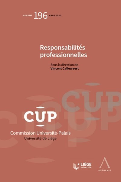 Knjiga Responsabilités professionnelles Callewaert