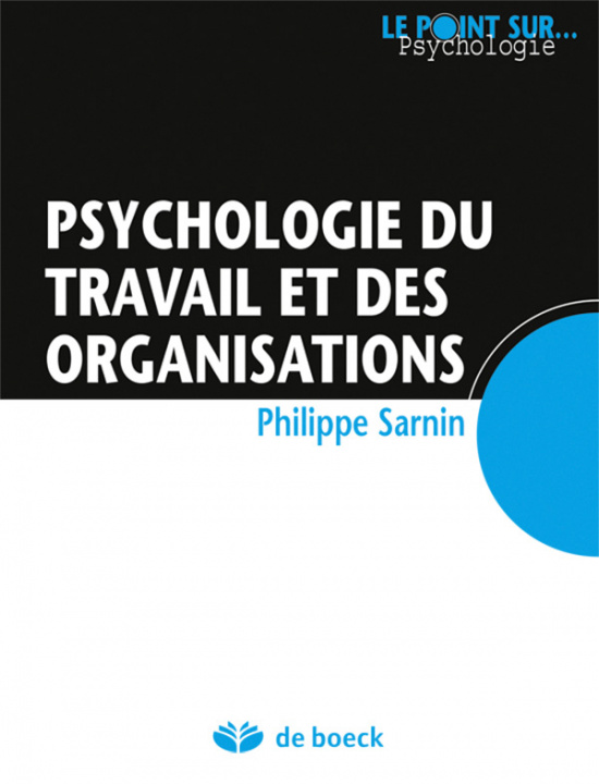 Carte Psychologie du travail et des organisations SARNIN