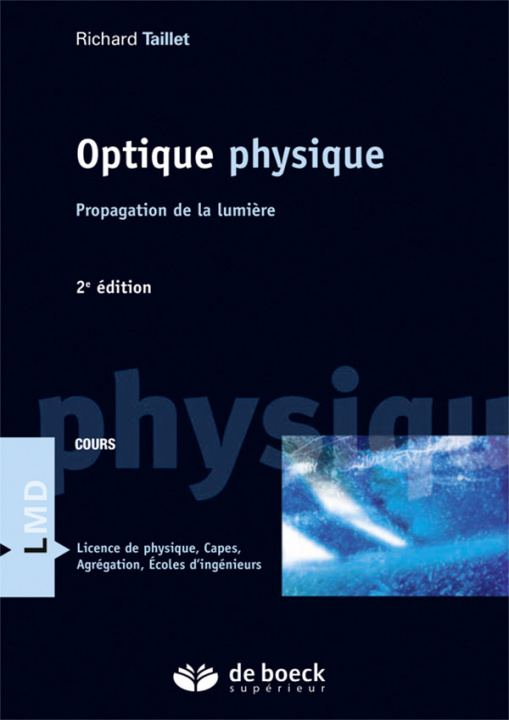 Book Optique physique TAILLET