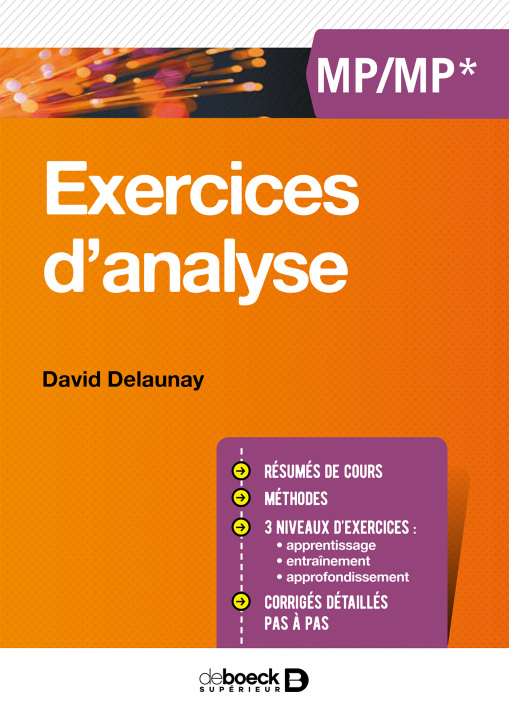 Knjiga Exercices d'analyse MP/MP* DELAUNAY