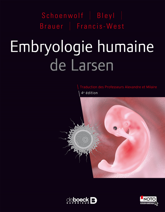 Carte Embryologie humaine de Larsen LARSEN