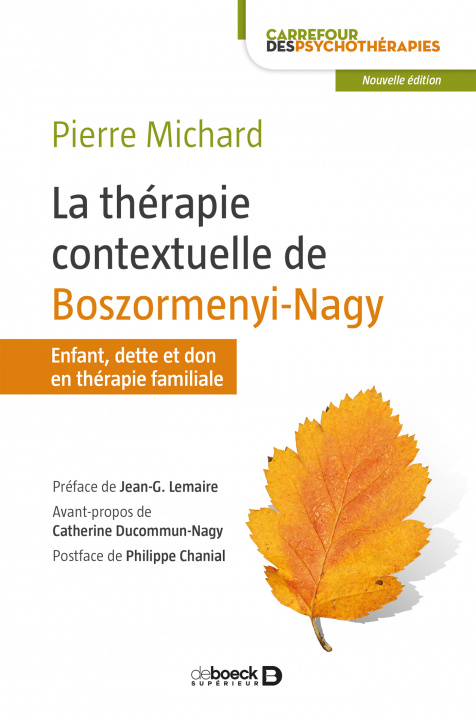 Kniha La thérapie contextuelle de Boszormenyi-Nagy MICHARD